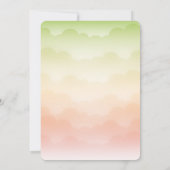 Een beetje liefde bug is op de weg Baby shower Kaart (Achterkant)