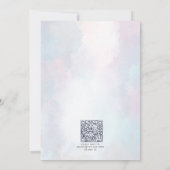 Een beetje Liefde Bug Waterverf Meisje 1e Verjaard Kaart (Achterkant)