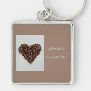 Een Beetje Liefde Een Beetje Koffie, Koffieliefheb Sleutelhanger