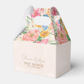 Een beetje liefde in een pot vlinder baby shower bedankdoosjes (Achterkant)