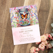 Een beetje liefde in kleine pot Butterfly Baby sho Kaart