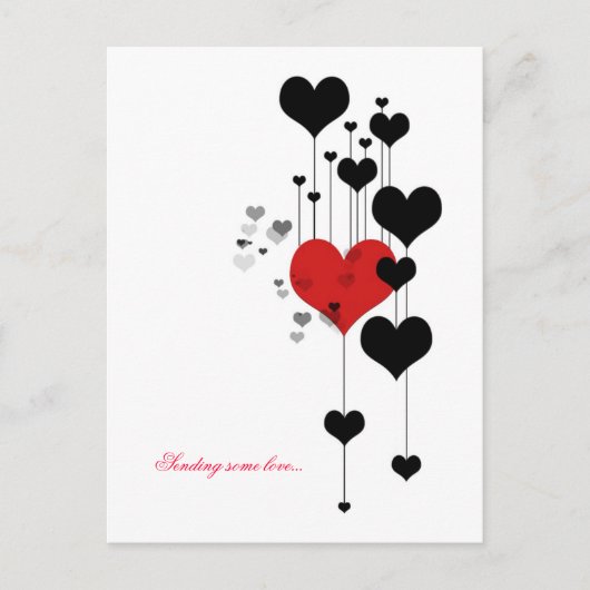 Een beetje liefde sturen... briefkaart (Voorkant)