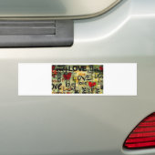 Een beetje liefdesgraffiti bumpersticker (Op auto)