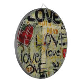 Een beetje liefdesgraffiti dartbord (Voorkant Links)