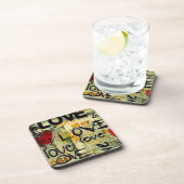 Een beetje liefdesgraffiti drankjes onderzetter (Rechterzijde)