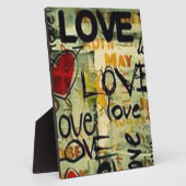 Een beetje liefdesgraffiti fotoplaat (Zijkant)