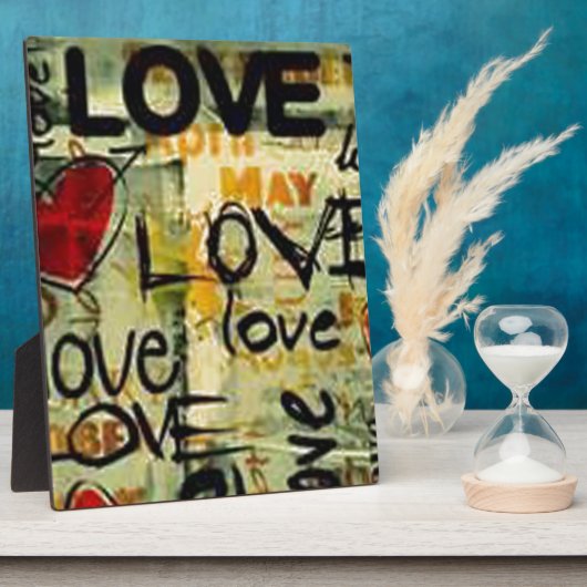 Een beetje liefdesgraffiti fotoplaat (Zijkant)