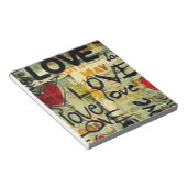 Een beetje liefdesgraffiti notitieblok (Schuin)