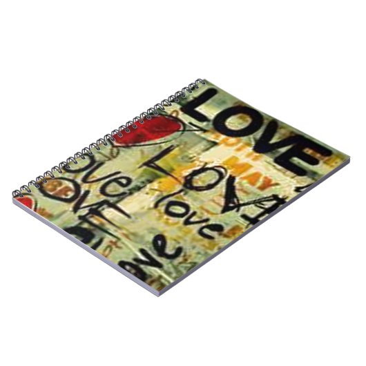 Een beetje liefdesgraffiti notitieboek (Linkerzijde)