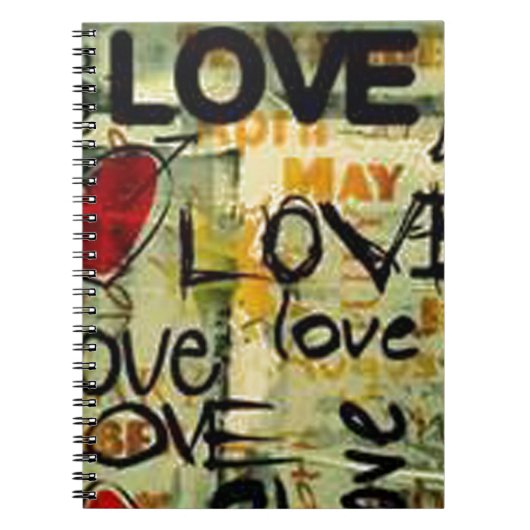 Een beetje liefdesgraffiti notitieboek (Voorkant)