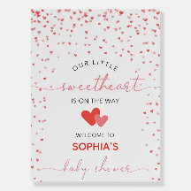 Een beetje lieverd Baby shower Welkom Teken Templ