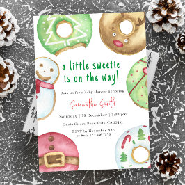 Een beetje lieverd is onderweg Winter Baby shower Kaart