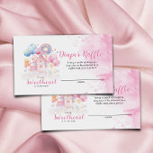 Een beetje lieverd luier Raffle Baby shower Informatiekaartje
