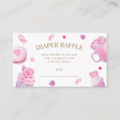 Een beetje lieverd luierkaartje informatiekaartje (Voorkant)