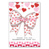 Een beetje lieverd "Momosa" Mimosa Bar Kaart (Achterkant)