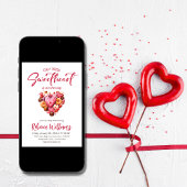 Een beetje lieverd rood lief hart Baby shower Kaart