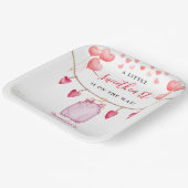 Een beetje lieverd | VALENTIJNSDAG BABY SHOWER Papieren Bordje (Gebogen)