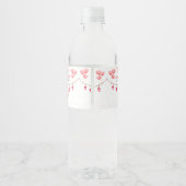 Een beetje lieverd | VALENTIJNSDAG BABY SHOWER Waterfles Etiket (Achterkant)