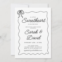 Een beetje lieverd Valentijnse Baby shower Bow