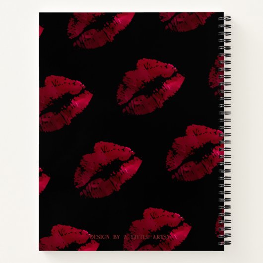 Een beetje lip notitieboek (Achterkant)