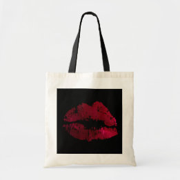 Een beetje lip tote bag