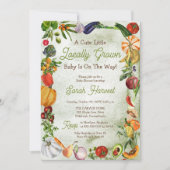 Een beetje lokaal geteelde Baby is op de weg douch Kaart (Voorkant)