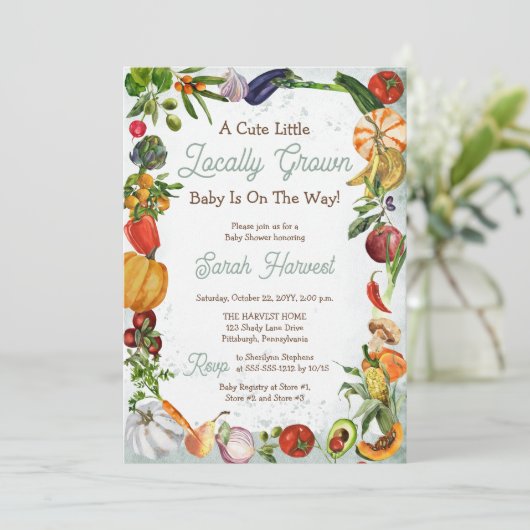 Een beetje lokaal geteelde Baby is op de weg douch Kaart (Staand voorkant)