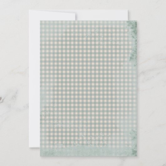 Een beetje lokaal geteelde Baby is op de weg douch Kaart (Achterkant)