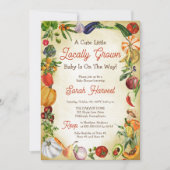 Een beetje lokaal geteelde Baby is op de weg douch Kaart (Voorkant)