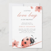 Een beetje love bug is onderweg naar het Baby show Kaart (Voorkant)