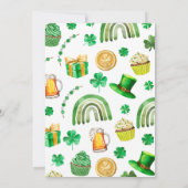 Een beetje Lucky Charm Baby shower Kaart (Achterkant)