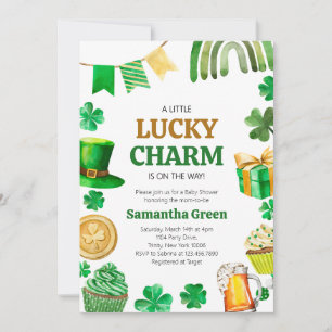 Een beetje Lucky Charm Baby shower Kaart
