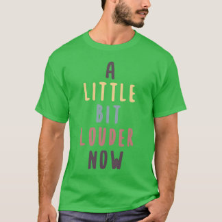 Een beetje luider nu Vintage 70s grappig T-shirt