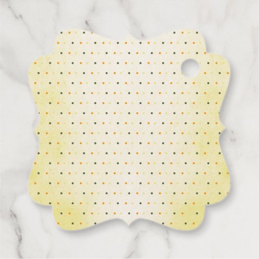 Een beetje madeliefje is onderweg naar bloemenBaby Bedankjes Labels (Achterkant)