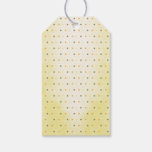 Een beetje madeliefje is onderweg naar bloemenBaby Cadeaulabel (Achterkant)