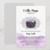 Een beetje magie is Baby shower brouwen per post Kaart (Voorkant / Achterkant)