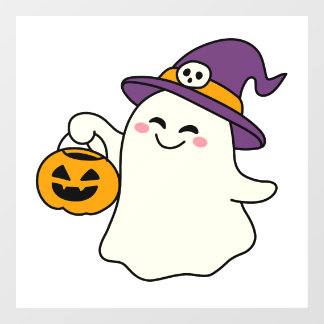 Een Beetje Magie Maakt Elke Halloween Vergeetbaar Raamsticker