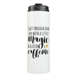 Een beetje Magisch en veel Caffeine Thermosbeker