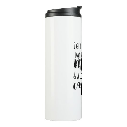 Een beetje Magisch en veel Caffeine Thermosbeker (Gedraaid links)