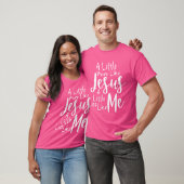 Een beetje meer als Jezus en minder als ik T-shirt (Unisex)