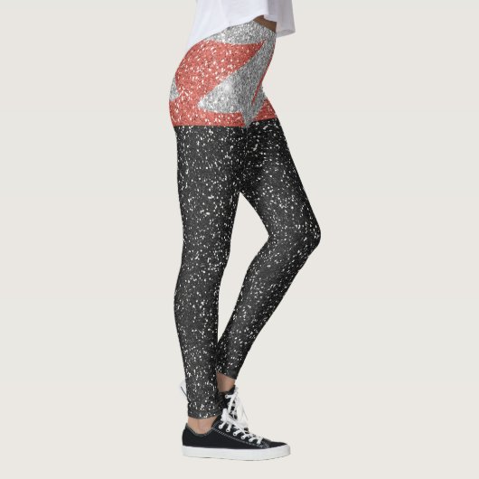 Een beetje meer Bling Pop Mode Leggings (Rechts)