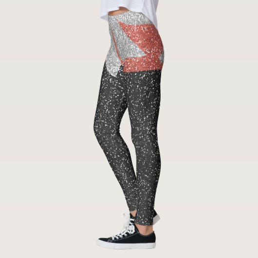 Een beetje meer Bling Pop Mode Leggings (Links)