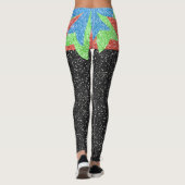 Een beetje meer Bling Pop Mode Leggings (Achterkant)