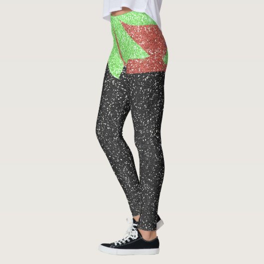 Een beetje meer Bling Pop Mode Leggings (Links)