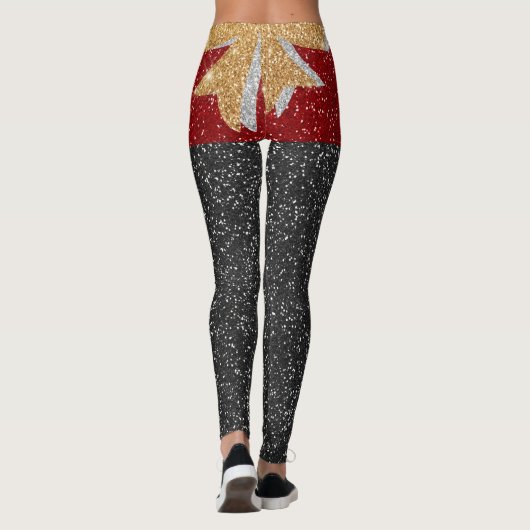 Een beetje meer Bling Pop Mode Leggings (Achterkant)