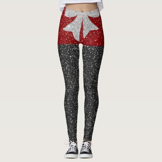 Een beetje meer Bling Pop Mode Leggings (Voorkant)