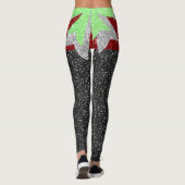 Een beetje meer Bling Pop Mode Leggings (Achterkant)