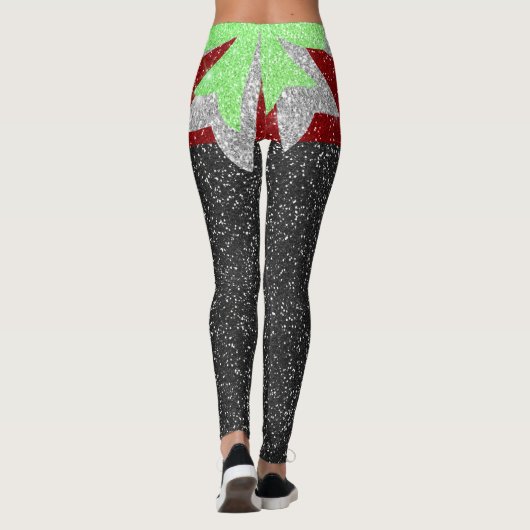 Een beetje meer Bling Pop Mode Leggings (Achterkant)