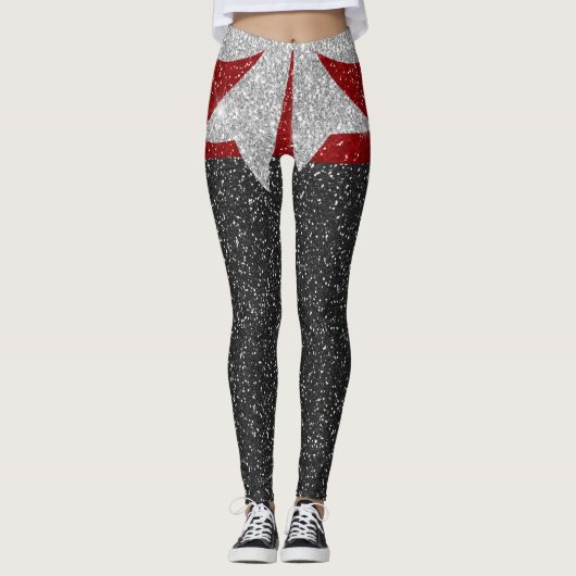 Een beetje meer Bling Pop Mode Leggings (Voorkant)