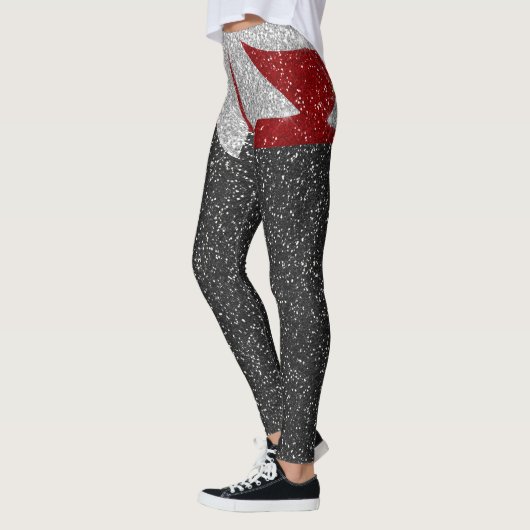 Een beetje meer Bling Pop Mode Leggings (Links)